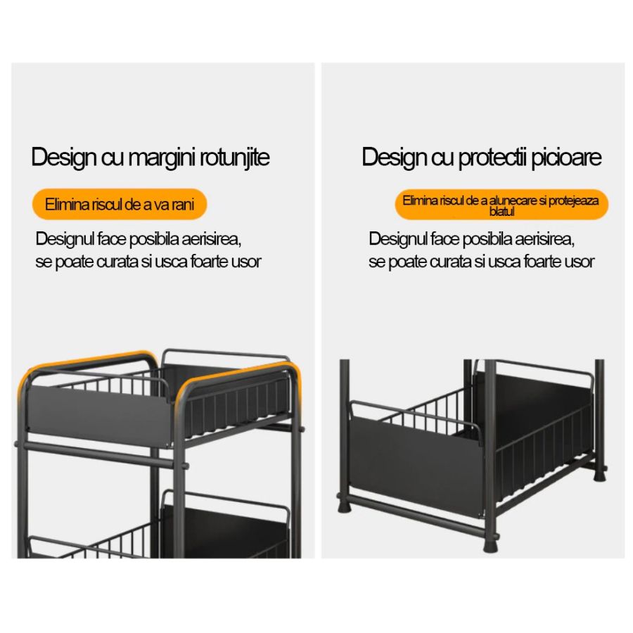 Rft multi functional cu sertare pe sina