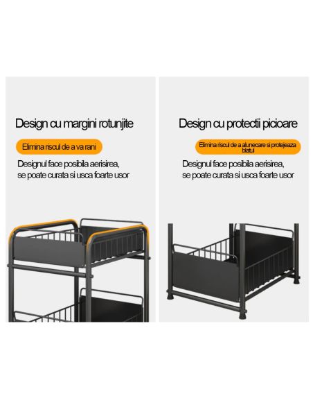 Rft multi functional cu sertare pe sina