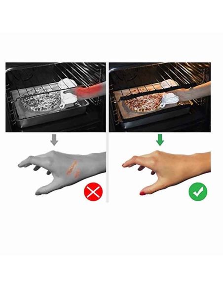 Set 2 protectii din silicon pentru gratarele cuptoarelor