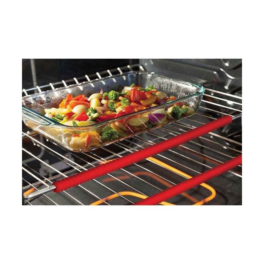 Set 2 protectii din silicon pentru gratarele cuptoarelor