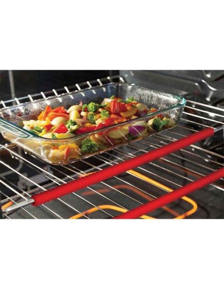 Set 2 protectii din silicon pentru gratarele cuptoarelor