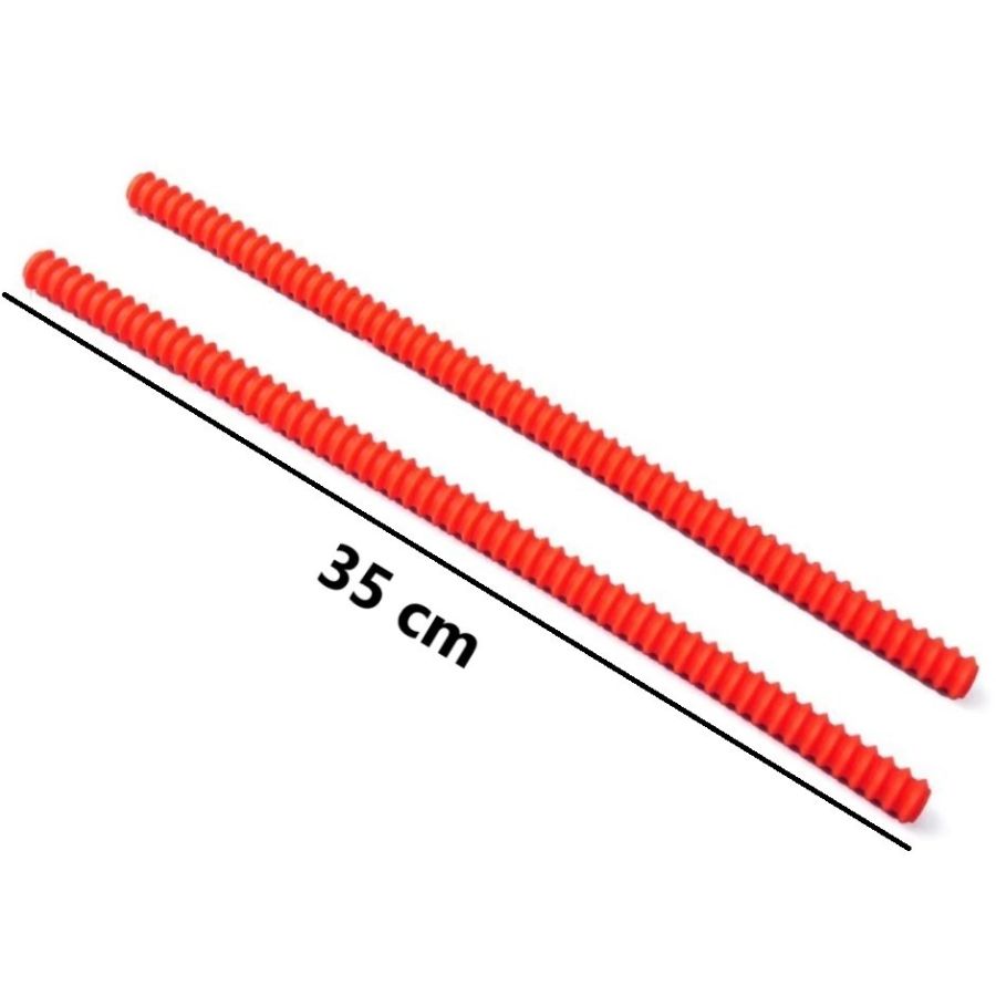 Set 2 protectii din silicon pentru gratarele cuptoarelor