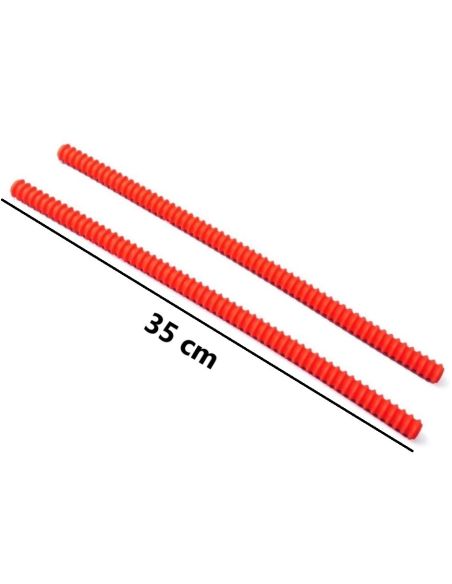 Set 2 protectii din silicon pentru gratarele cuptoarelor