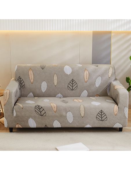 Husa canapea 2 locuri culoare bej