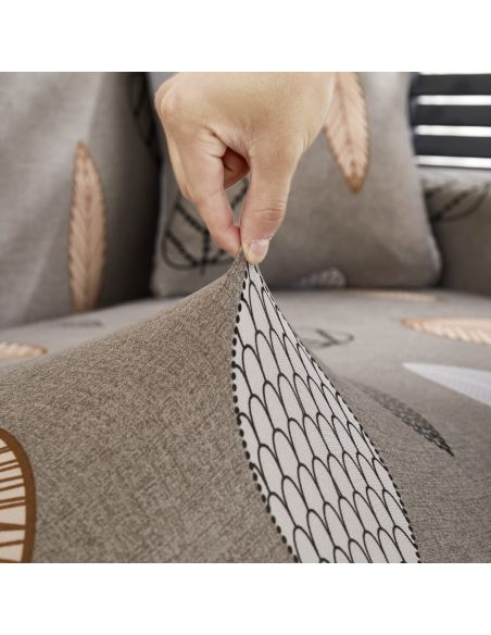 Husa canapea 2 locuri culoare bej