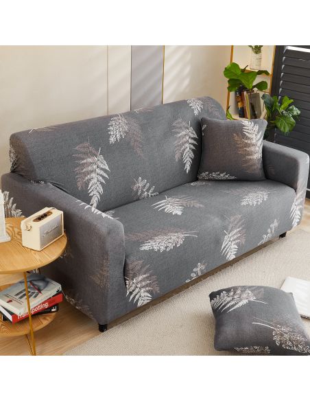 Husa canapea 2 locuri culoare bej