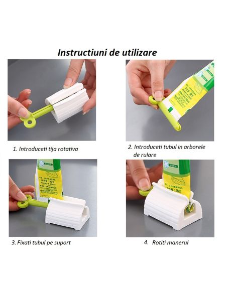 Presa manuala pentru stoarcerea tuburilor