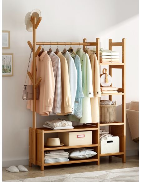 Suport din bambus pentru haine 70 cm