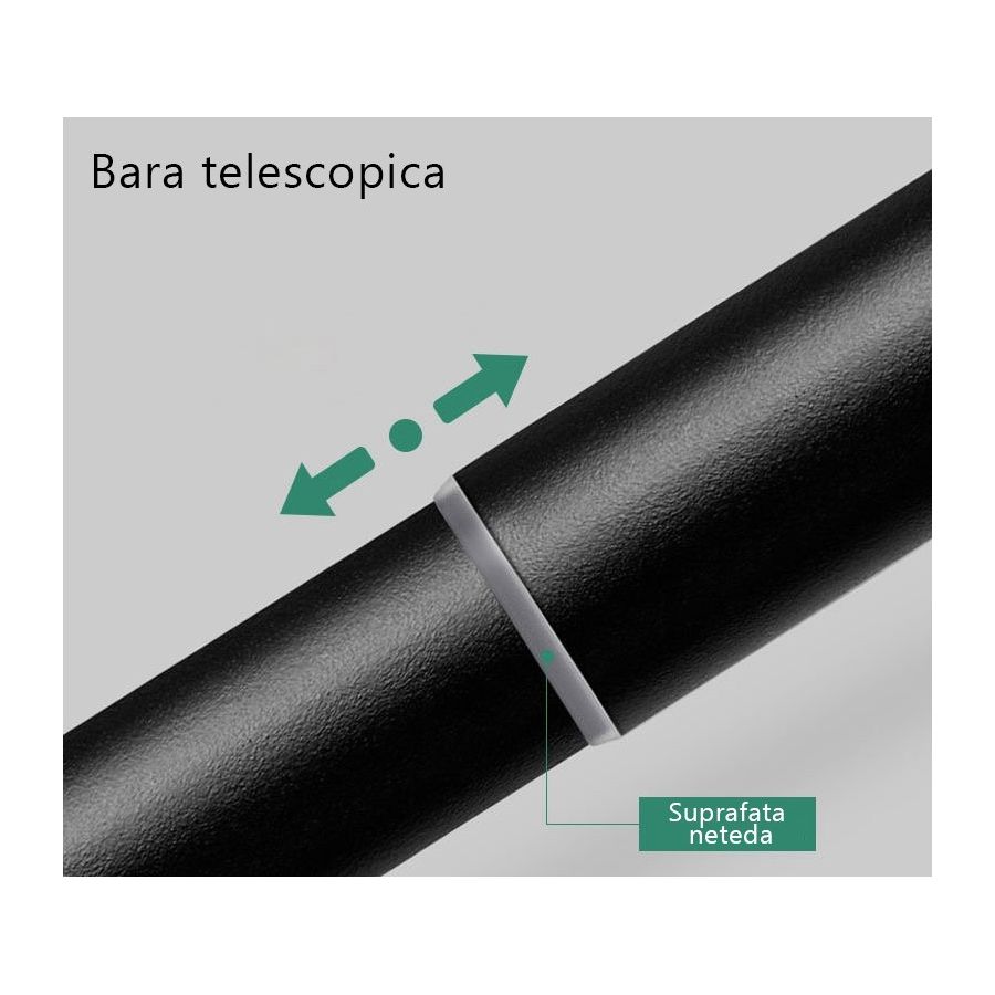 Suport telescopic pentru haine tip2, cadou carlig prelungitor pentru agatat umerase