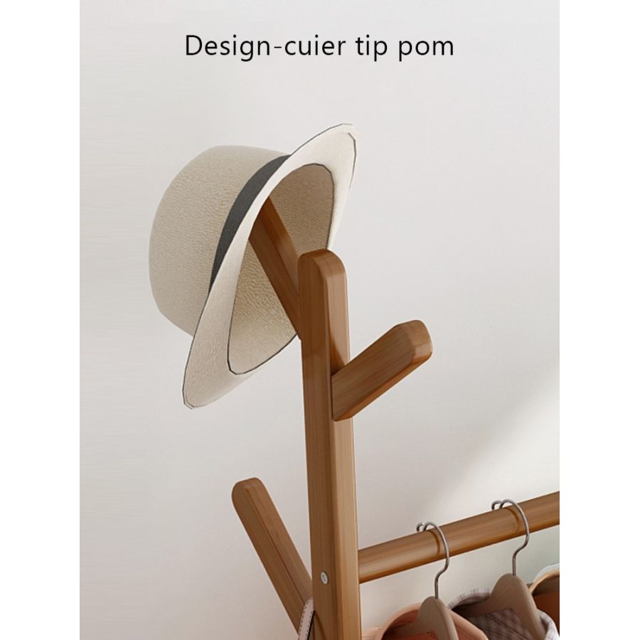 Suport din bambus pentru haine 70 cm