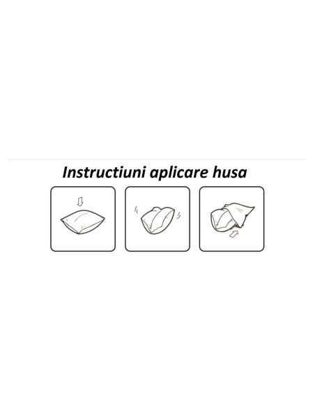 Husa perna gri microfibra