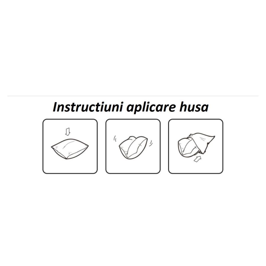 Husa perna gri microfibra