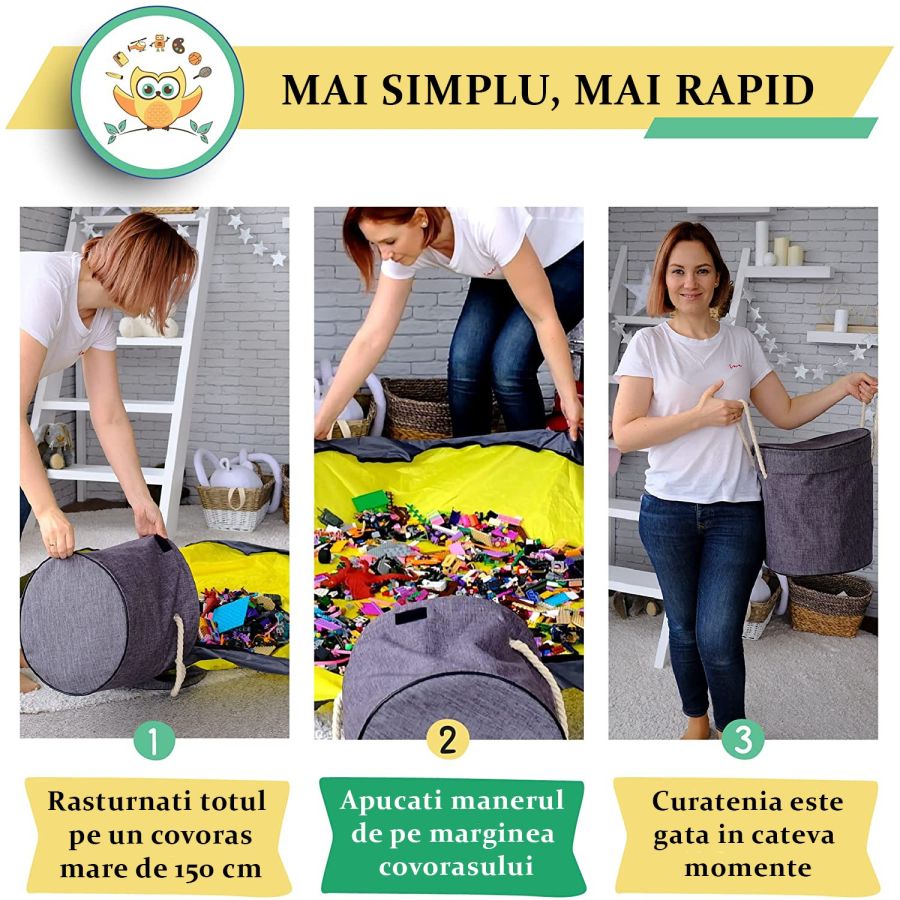 Geanta pentru depozitarea jucariilor