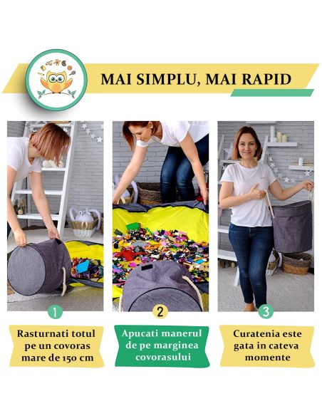 Geanta pentru depozitarea jucariilor