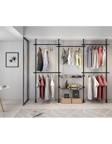 Suport telescopic pentru haine tip2, cadou carlig prelungitor pentru agatat umerase