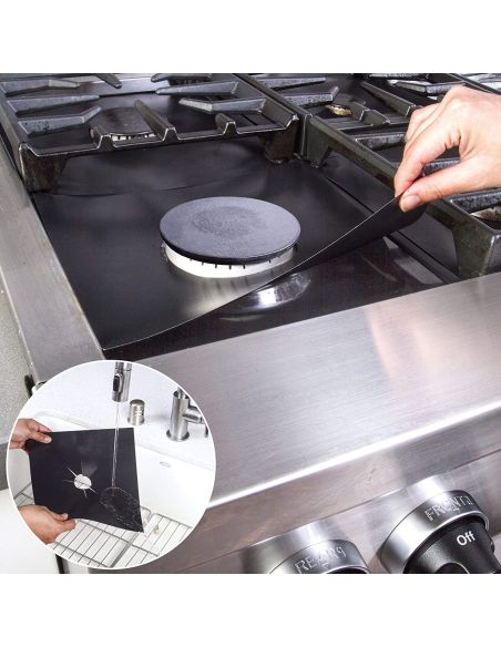 Folie reutilizabila pentru aragaz, protectie aragaz Elastix