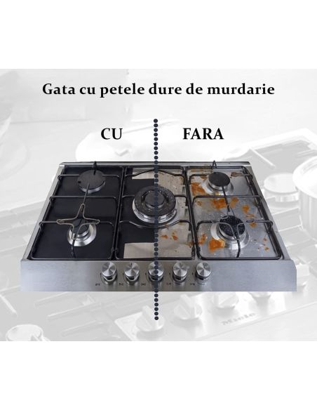 Folie reutilizabila pentru aragaz, protectie aragaz Elastix