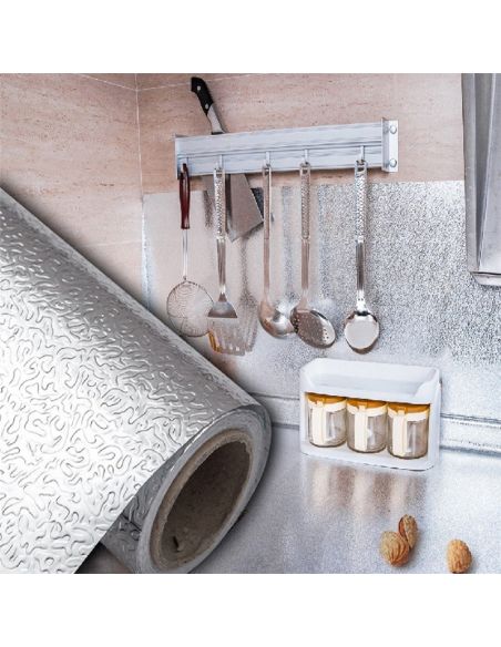 Autocolant din folie de aluminiu pentru bucatarie, Elastix