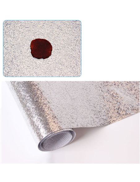 Autocolant din folie de aluminiu pentru bucatarie, Elastix