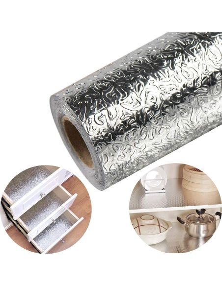 Autocolant din folie de aluminiu pentru bucatarie, Elastix