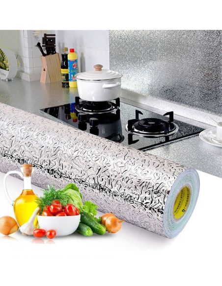 Autocolant din folie de aluminiu pentru bucatarie, Elastix