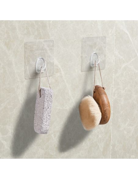 Set 2 carlige, late, reutilizabile si ultra rezistente, Elastix