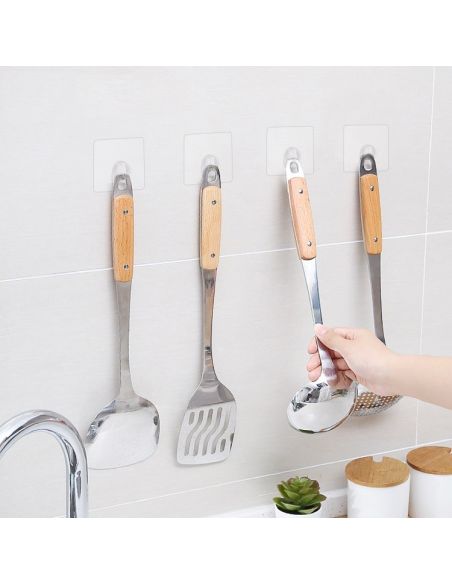 Set 2 carlige, late, reutilizabile si ultra rezistente, Elastix