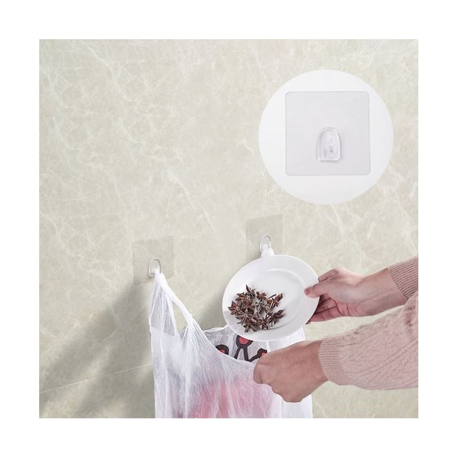 Set 2 carlige, late, reutilizabile si ultra rezistente, Elastix