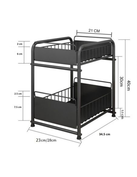Rft multi functional cu sertare pe sina