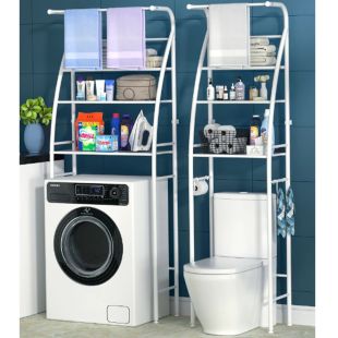 Organizator baie, toaleta sau masina de spalat, model nou, curbat, Elastix