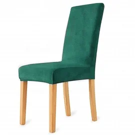 Husa scaun catifea verde smarald