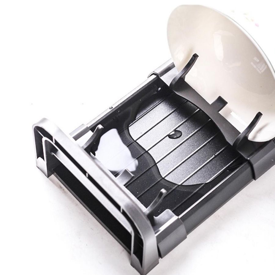 Organizator reglabil pentru bucatarie, suport castroane si farfuri, Elastix