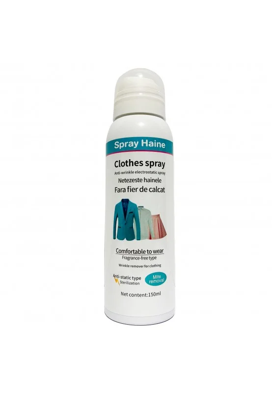 Spray anti-cute pentru haine, spray cu efect eletrostatic, spray reimprospatant, Elastix