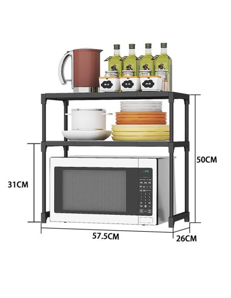 Raft multifunctional microunde, baie, birou