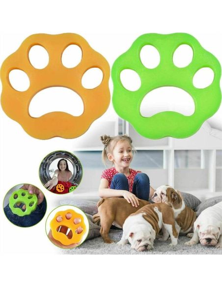 Set 2 dispozitive pentru parul din masina de spalat reutilizabile, indepartare par animale de pe haine, Elastix