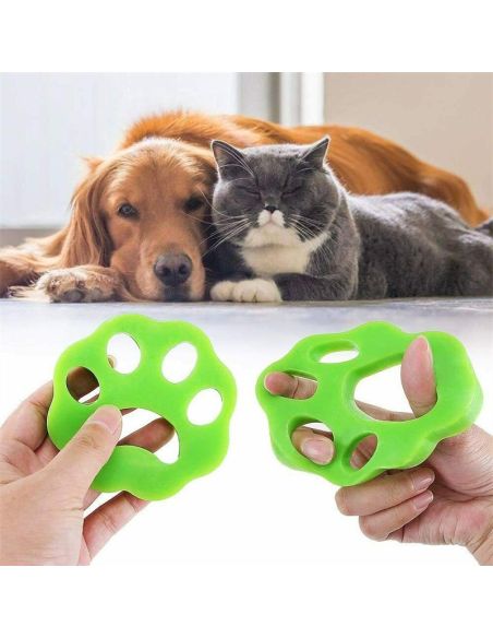 Set 2 dispozitive pentru parul din masina de spalat reutilizabile, indepartare par animale de pe haine, Elastix