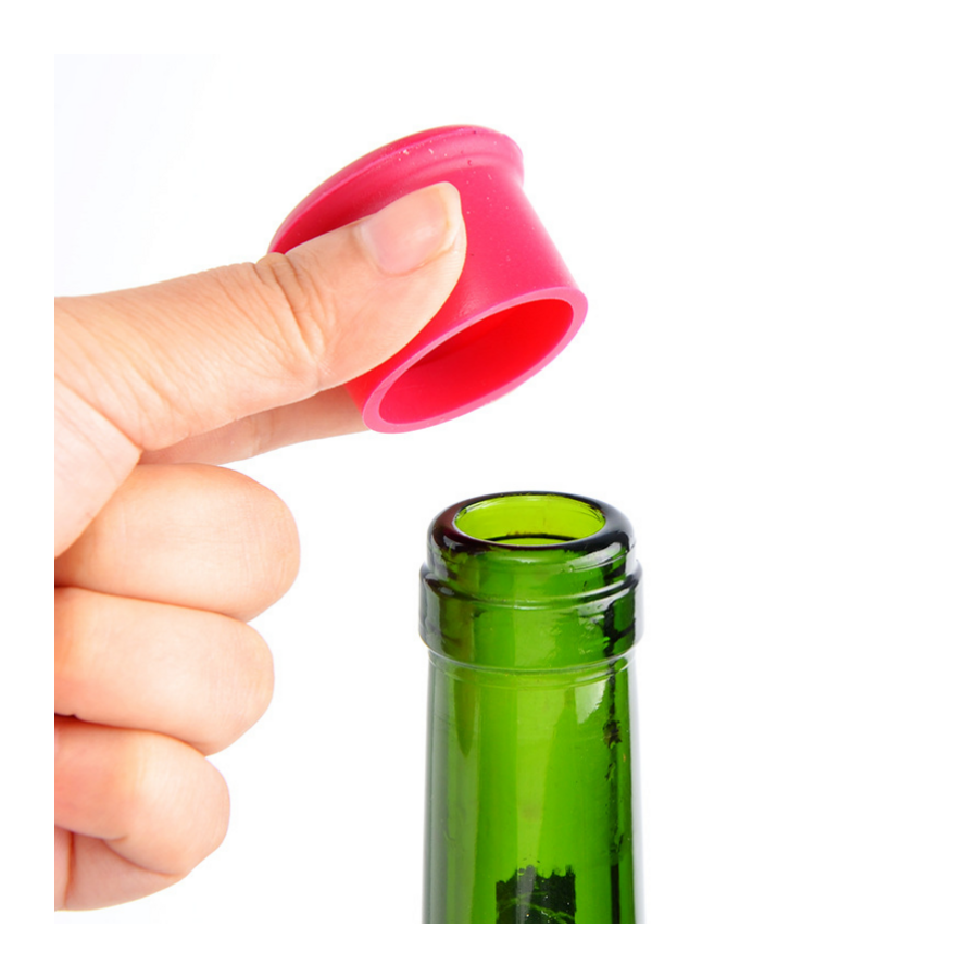 Set 5 dopuri din silicon pentru sticle, dopuri...