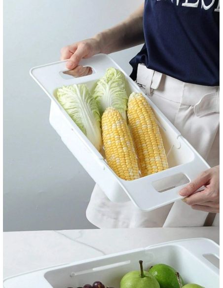 Uscator reglabil pentru chiuveta, cos chiuveta, uscator vase, scurgator vase Elastix