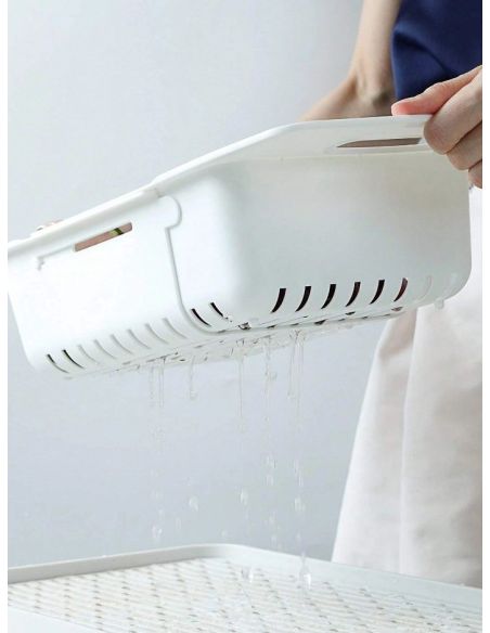 Uscator reglabil pentru chiuveta, cos chiuveta, uscator vase, scurgator vase Elastix