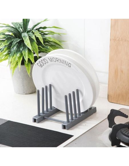 Organizator pentru vase, organizator vesela, organizator farfurii, suport farfurii, Elastix