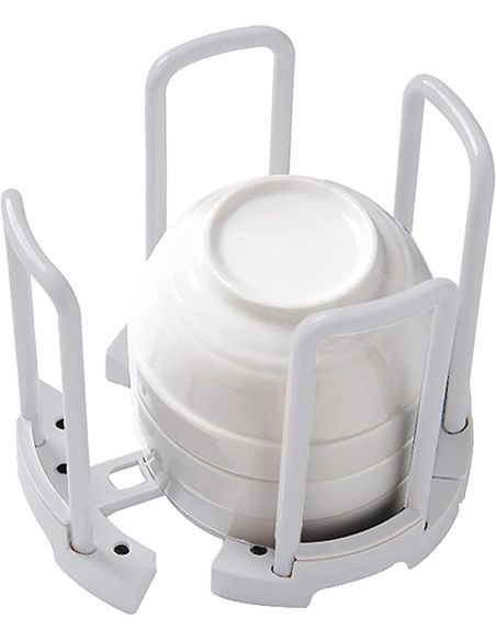 Organizator retractabil pentru boluri, suport boluri, organizator bucatarie, Elastix