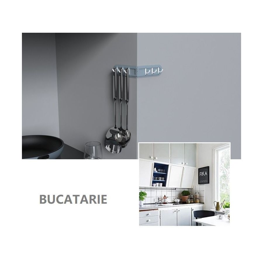 Cuier multifunctional de colt, Elastix