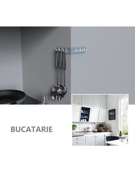 Cuier multifunctional de colt, Elastix