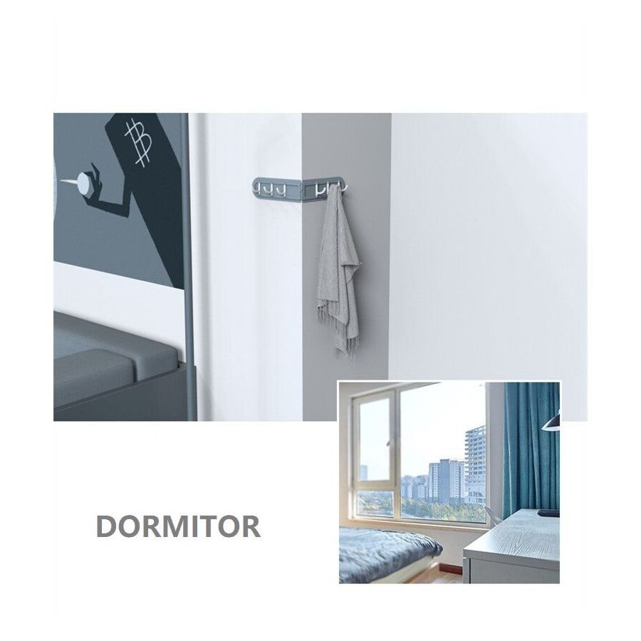 Cuier multifunctional de colt, Elastix