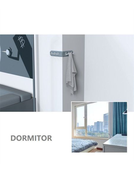 Cuier multifunctional de colt, Elastix