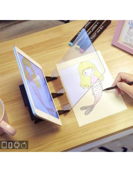 Tableta de desen cu proiectia telefonului, proiector desene Elastix