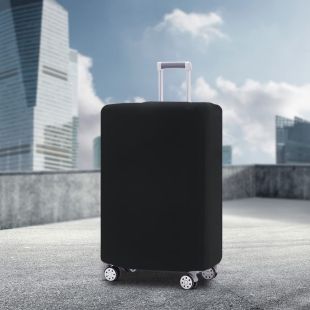 Husa bagaj marimea M, husa troler, culoare negru, Elastix