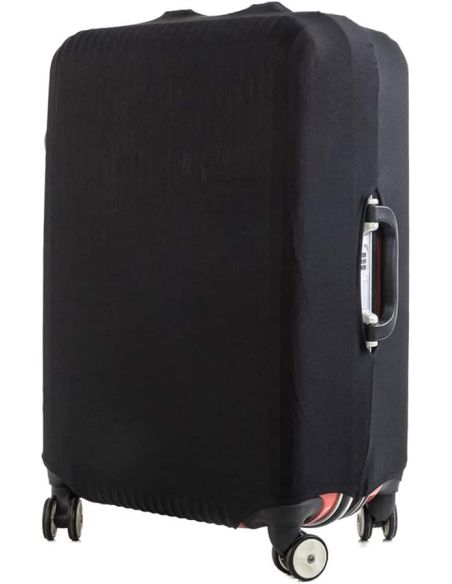 Husa bagaj marimea L, husa troler, culoare negru, Elastix