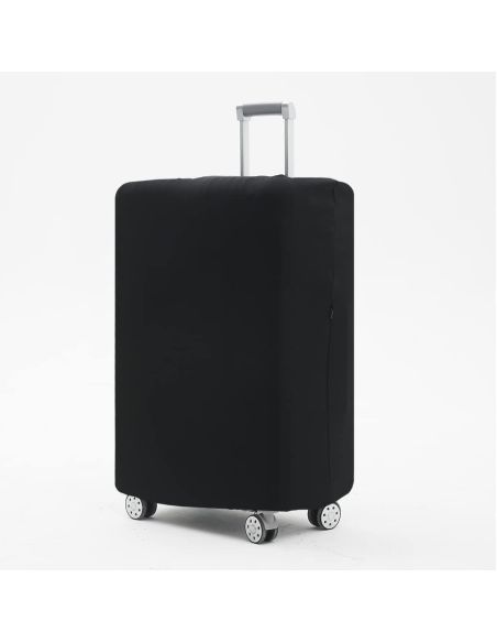 Husa bagaj marimea L, husa troler, culoare negru, Elastix