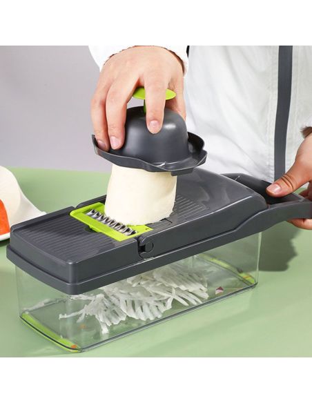 Razatoare profesionala, razatoare multifunctionala 14 in 1, feliator legume si fructe Elastix